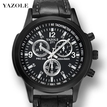 YAZOLE Men Watch Top Brand Luxury Watches for Men Quartz Leather Strap Wristwatch Men Clock Fashion Watch Man Relogio Masculino
YAZOLE Men Watch Top Brand Luxury Watches for Men Quartz Leather Strap Wristwatch Men Clock Fashion Watch Man Relogio Masculino