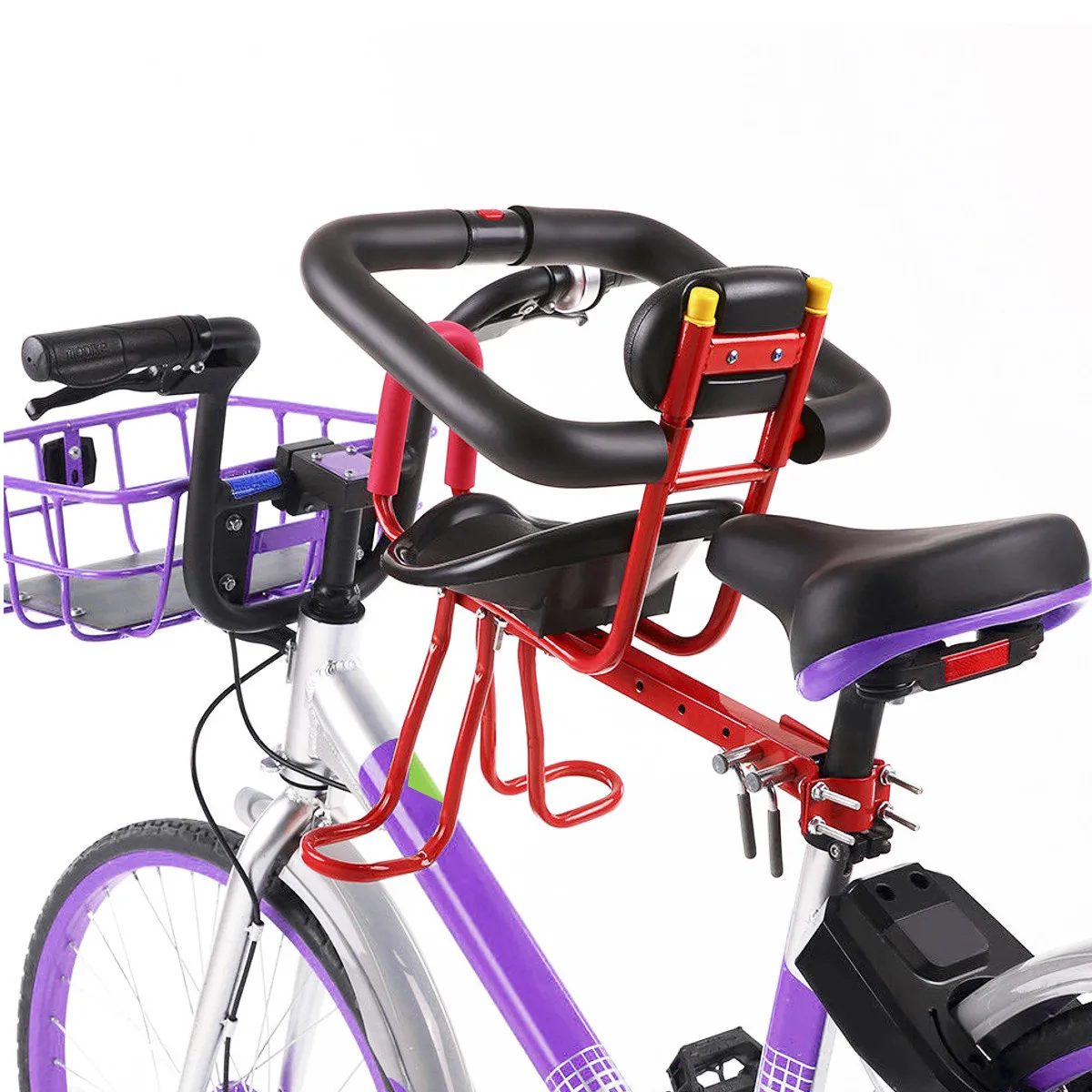 Hot Bicycle Child Baby Chair Bike Front Safety Release Saddle with Armrest Guard Bar Pedal Cycling Acccessories
Hot Bicycle Child Baby Chair Bike Front Safety Release Saddle with Armrest Guard Bar Pedal Cycling Acccessories