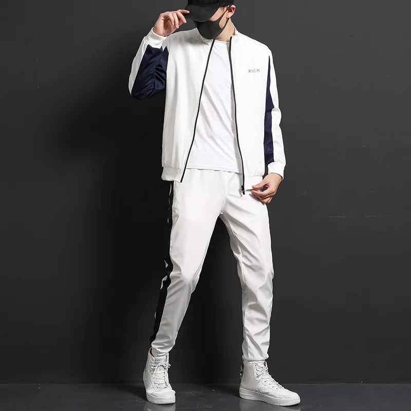 Men Autumn Casual Cotton Sportswear Jacket Sets Tracksuit For Men Teens Spring Fashion 2 Piece Sweatshirt Sweatpants Sets Men
Men Autumn Casual Cotton Sportswear Jacket Sets Tracksuit For Men Teens Spring Fashion 2 Piece Sweatshirt Sweatpants Sets Men