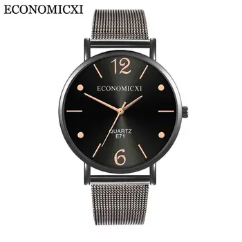 New Fashion Men's Wristwatch Quartz Analog Simple Watch Round Case with Mesh Strap Round Dial LXH
New Fashion Men's Wristwatch Quartz Analog Simple Watch Round Case with Mesh Strap Round Dial LXH