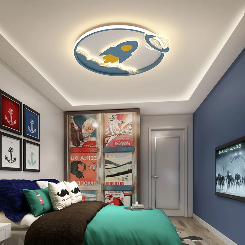 Rocket Modern LED Chandelier Lighting Pink/Blue Children's room led chandelier for boy's Bed room Kids room lampadario led
Rocket Modern LED Chandelier Lighting Pink/Blue Children's room led chandelier for boy's Bed room Kids room lampadario led