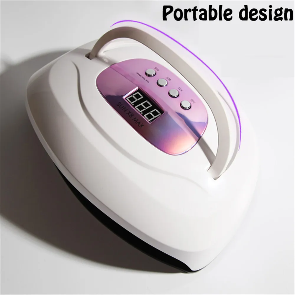 X8 MAX Two Hand Led Lamp Nail 220W UV Lamp Nail Dryer 57 Nail Lamp Fast Dual Light Source Gel Lamp Manicure Sun Uv Led Nail Lamp
X8 MAX Two Hand Led Lamp Nail 220W UV Lamp Nail Dryer 57 Nail Lamp Fast Dual Light Source Gel Lamp Manicure Sun Uv Led Nail Lamp