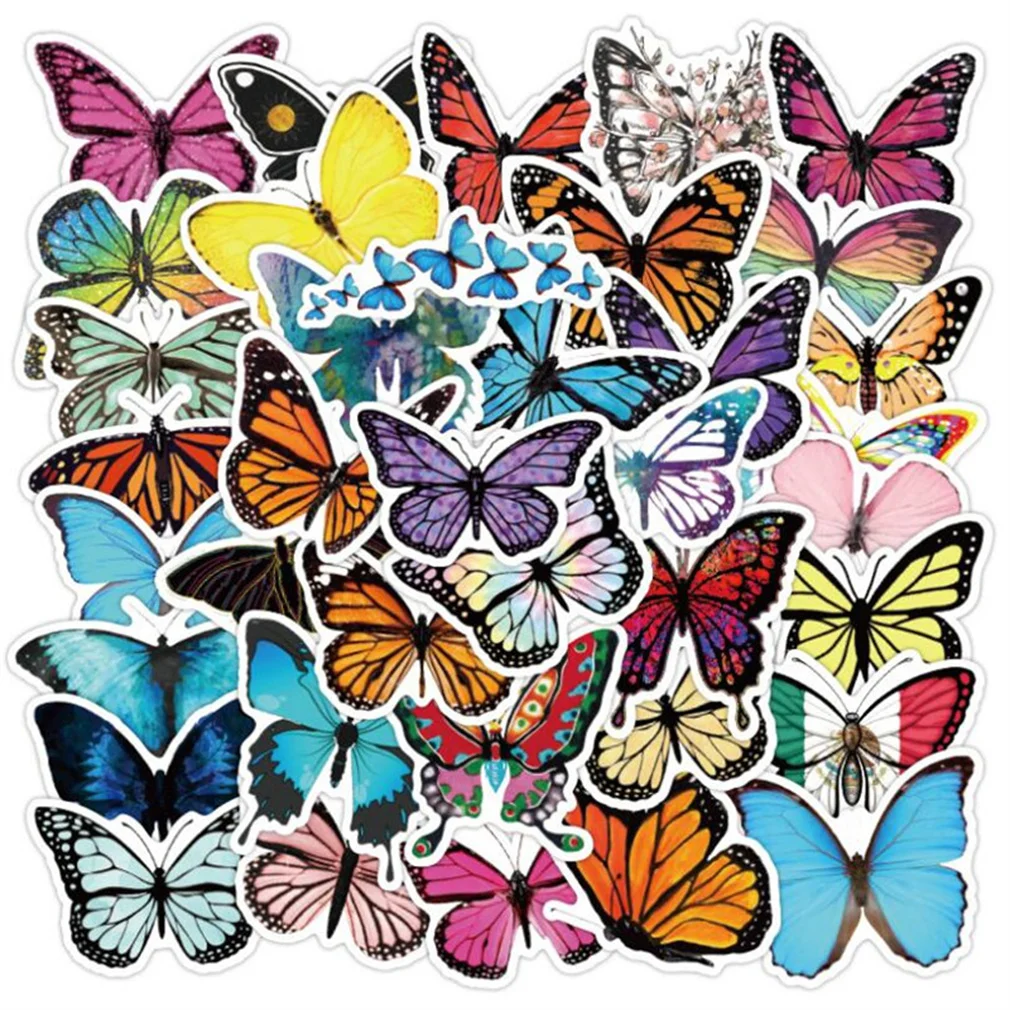 10/30/50 PCS Cartoon Cute Butterfly Diary Waterproof Graffiti Suitcase Skateboard Guitar Toy Decoration Sticker Wholesale
10/30/50 PCS Cartoon Cute Butterfly Diary Waterproof Graffiti Suitcase Skateboard Guitar Toy Decoration Sticker Wholesale