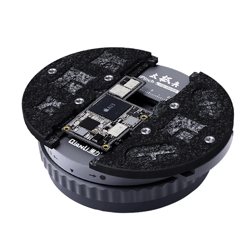 Mobile Phone Motherboard Turntable Type Fixture Multifunctional Repair Fixture High Temperature Chip Positioning Table
Mobile Phone Motherboard Turntable Type Fixture Multifunctional Repair Fixture High Temperature Chip Positioning Table