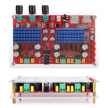 Large Power TPA3116D2 Adjustable Frequency Good Effect Bluetooth 2.1 Sound Channel Digital Power Amplifier Board New
Large Power TPA3116D2 Adjustable Frequency Good Effect Bluetooth 2.1 Sound Channel Digital Power Amplifier Board New