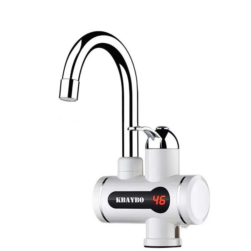 Household Instant Water Heater Tankless Water Heater Tap Instant Hot Water Faucet Crane 3000W with LCD Temperature Display
Household Instant Water Heater Tankless Water Heater Tap Instant Hot Water Faucet Crane 3000W with LCD Temperature Display