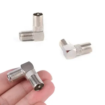 One Or 2pcs Aluminium Alloy 90 Degree Right Angled TV Aerial Antenna Plug Connector Adapter Plug To Socket Coax Cable RF Coaxial
One Or 2pcs Aluminium Alloy 90 Degree Right Angled TV Aerial Antenna Plug Connector Adapter Plug To Socket Coax Cable RF Coaxial