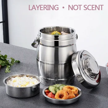 Lunch Box Double Layer Soup Fruit Vegetable Travel Thermal Food Container Bucket
Lunch Box Double Layer Soup Fruit Vegetable Travel Thermal Food Container Bucket