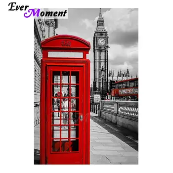 Ever Moment Diamond Painting Full Drill Square Street Corner Red Telephone Booth Mosaic Embroidery Home Decorations 5L082
Ever Moment Diamond Painting Full Drill Square Street Corner Red Telephone Booth Mosaic Embroidery Home Decorations 5L082