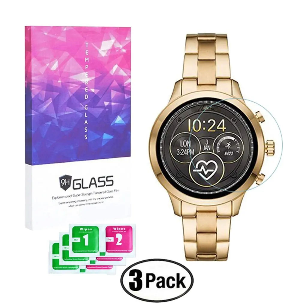 Screen Protector Clear Full Coverage For Michael Kors Watch Screen Film Tempered Glass Explosion-Proof Protective Film
Screen Protector Clear Full Coverage For Michael Kors Watch Screen Film Tempered Glass Explosion-Proof Protective Film