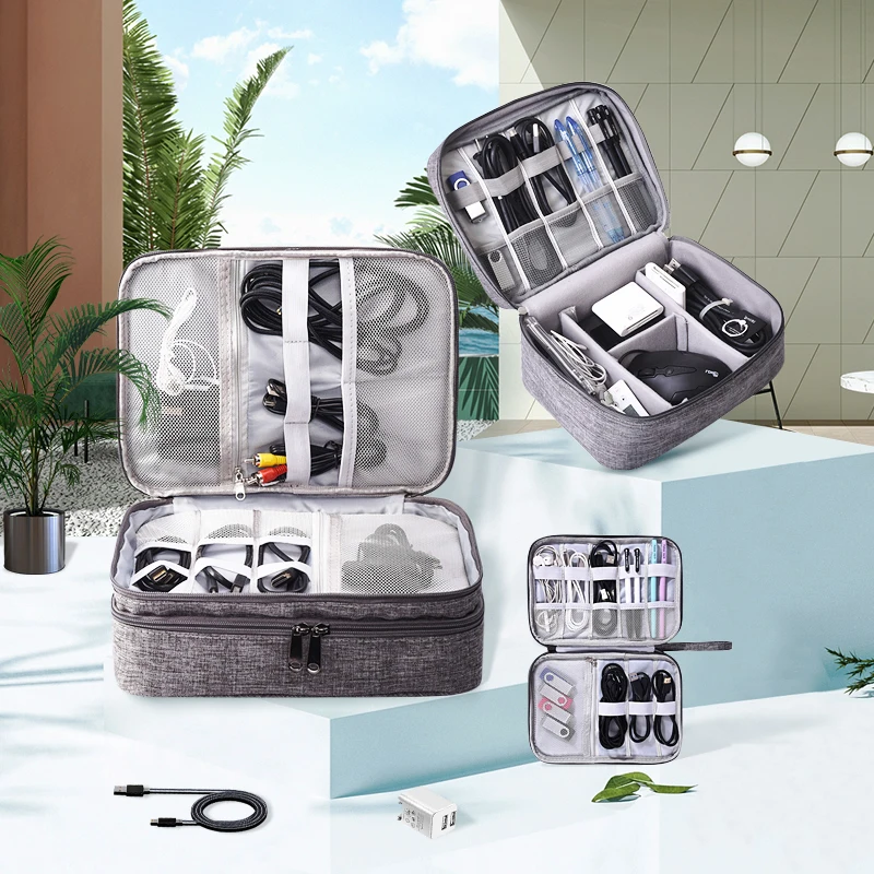 Travel Cable Digital Storage Bag Cable USB Disk Power Bank Gadget Devices Organizer Multi-function Portable Kit Data Accessories
Travel Cable Digital Storage Bag Cable USB Disk Power Bank Gadget Devices Organizer Multi-function Portable Kit Data Accessories