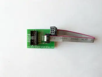 Atmel AVR ISP Adapter, 10-pin to 6-pin (Atmel Butterfly)
Atmel AVR ISP Adapter, 10-pin to 6-pin (Atmel Butterfly)