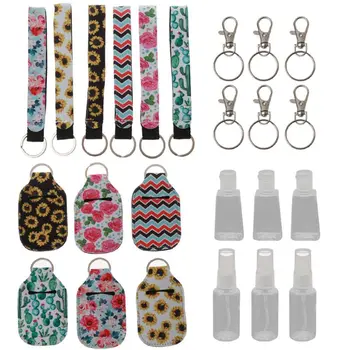 6Pcs 30ml Reusable Spray Bottle Hand Sanitizer Keychain Holder Leakproof Refillable Wrist Strap Travel Containers Kit
6Pcs 30ml Reusable Spray Bottle Hand Sanitizer Keychain Holder Leakproof Refillable Wrist Strap Travel Containers Kit
