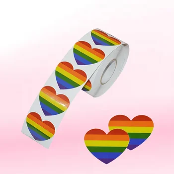 1 Roll Stickers Heart Shaped LGBT Colorful Chic Decals DIY Stickers Craft Stickers for Wedding Holiday Festival
1 Roll Stickers Heart Shaped LGBT Colorful Chic Decals DIY Stickers Craft Stickers for Wedding Holiday Festival