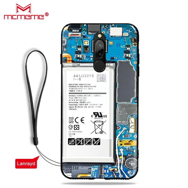 For Xiaomi redmi 8 8a Case Pretty interesting battery painting Silicone soft TPU Back Cover redmi8 redmi8A phone |