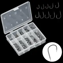 75% Discounts Hot! 50Pcs Assorted Barb Fish Hooks Bait Lure Tackle Sharpened Fishing Tools with Box
75% Discounts Hot! 50Pcs Assorted Barb Fish Hooks Bait Lure Tackle Sharpened Fishing Tools with Box