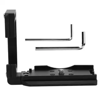 Aluminium Alloy L-shape Quick Release Plate Stretchable Hand Grip Bracket for Canon EOS-RP Mirrorless Camera
Aluminium Alloy L-shape Quick Release Plate Stretchable Hand Grip Bracket for Canon EOS-RP Mirrorless Camera