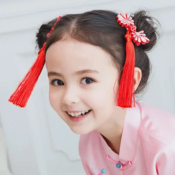 Kids Hairpins Girls 5 Petals Flower Tassels Hair Clips Chinese National Style Hairpins Cheongsam Hair Accessories 
Kids Hairpins Girls 5 Petals Flower Tassels Hair Clips Chinese National Style Hairpins Cheongsam Hair Accessories