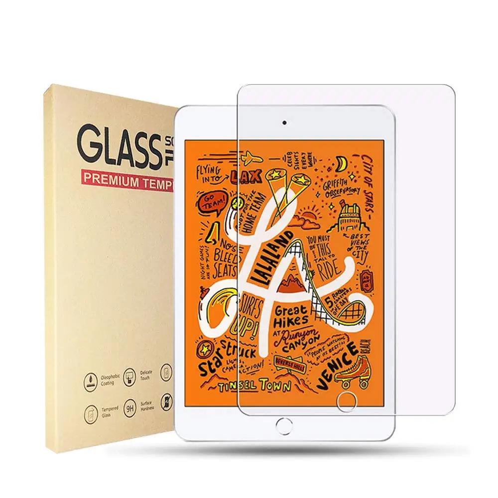 9H Tempered Glass Film Protection Shield Screen Protector for iPad mini 5 2019/iPad mini 4
9H Tempered Glass Film Protection Shield Screen Protector for iPad mini 5 2019/iPad mini 4