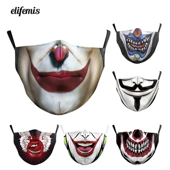 Reusable Protective Mouth Mask with Funny Clown Grimace Ghost Skeleton Printed, Anti Dust Face Mask Windproof for Outdoor Biking
Reusable Protective Mouth Mask with Funny Clown Grimace Ghost Skeleton Printed, Anti Dust Face Mask Windproof for Outdoor Biking