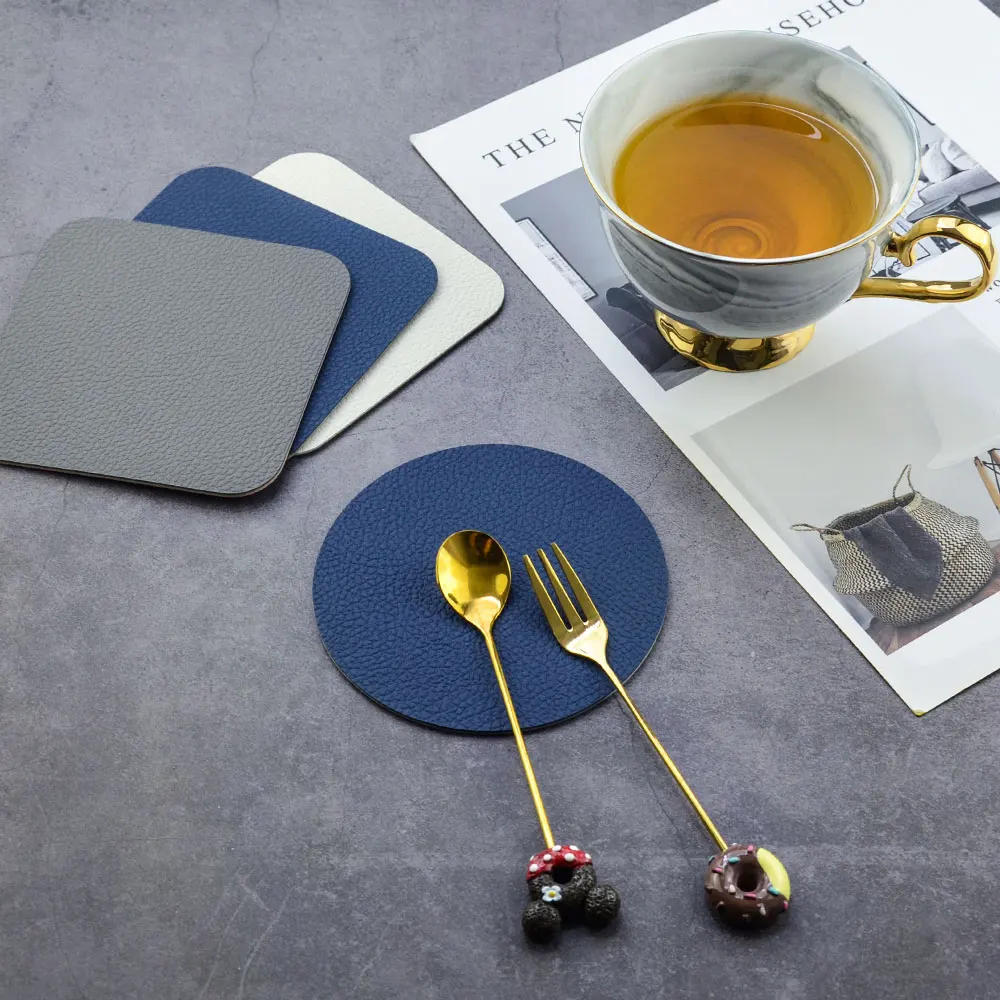 6pcs PU Leather Coaster Cup Mat Double Color Coaster Set Table Placemat Coffee Tea Pad Hot Drink Holder Home Decoration
6pcs PU Leather Coaster Cup Mat Double Color Coaster Set Table Placemat Coffee Tea Pad Hot Drink Holder Home Decoration