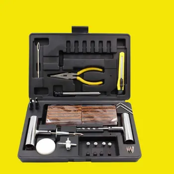 68pcs Outdoor Practical Universal Plug Flats Tire Repair Kit Professional For Cars Multifunction Fix Punctures Steel Fork Drill
68pcs Outdoor Practical Universal Plug Flats Tire Repair Kit Professional For Cars Multifunction Fix Punctures Steel Fork Drill