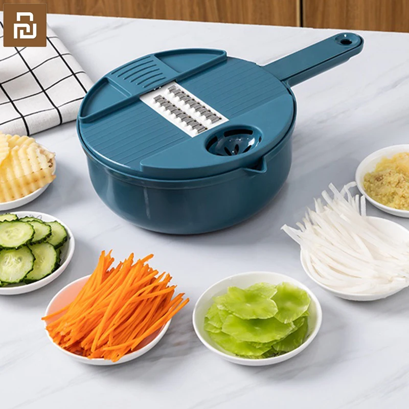 Youpin Multifunctional vegetable slicer household potato chip radish grater Kitchen Tools Vegetable Cutter | Электроника