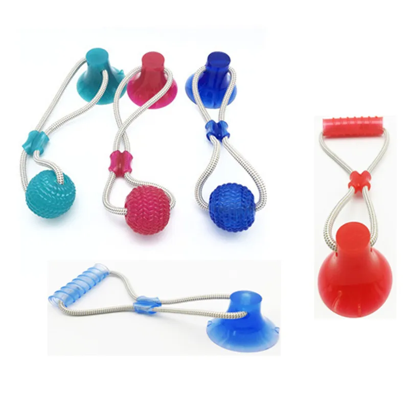 Dog Interactive Activity Toy Doggy Suction Cup Push Ropeball TugToy TPR ball for Pet Tooth Cleaning
Dog Interactive Activity Toy Doggy Suction Cup Push Ropeball TugToy TPR ball for Pet Tooth Cleaning