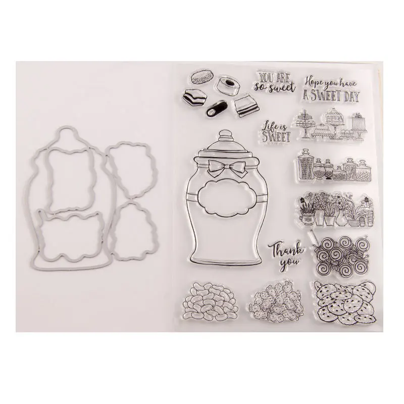 KLJUYP Life is Sweet Transparent Clear Silicone Stamp Cutting Dies Set for DIY scrapbooking/photo album Decorative
KLJUYP Life is Sweet Transparent Clear Silicone Stamp Cutting Dies Set for DIY scrapbooking/photo album Decorative
