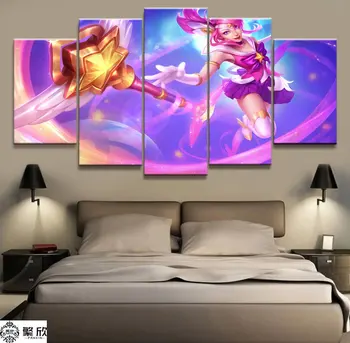 5 Panel LOL League of Legends Luminosity Game Canvas Printed Painting For Living Room Wall Art Decor HD Picture Artworks Poster
5 Panel LOL League of Legends Luminosity Game Canvas Printed Painting For Living Room Wall Art Decor HD Picture Artworks Poster