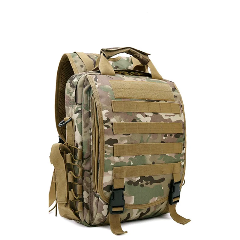 Fans Tactic Camouflage Backpack More Function Both Shoulders Single Shoulder Satchel Computer Package Can Hang Pocket | Спорт и