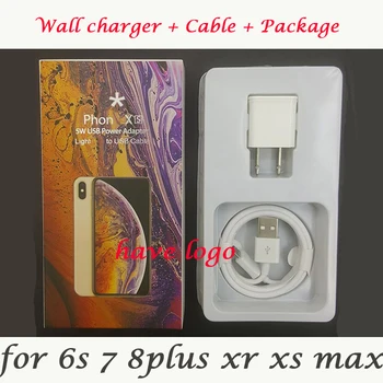High quality US/EU Plug USB AC Power Adapter Wall Charger + USB Data Charger usb Cable For iphone 6s 7 8plus xs max with package
High quality US/EU Plug USB AC Power Adapter Wall Charger + USB Data Charger usb Cable For iphone 6s 7 8plus xs max with package