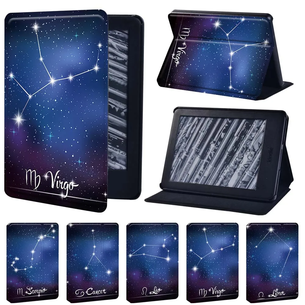 Star Sign PU Leather Stand Cover Case for Amazon Kindle 8/10th/Paperwhite 1/2/3/4 Shockproof Protective Shell
Star Sign PU Leather Stand Cover Case for Amazon Kindle 8/10th/Paperwhite 1/2/3/4 Shockproof Protective Shell