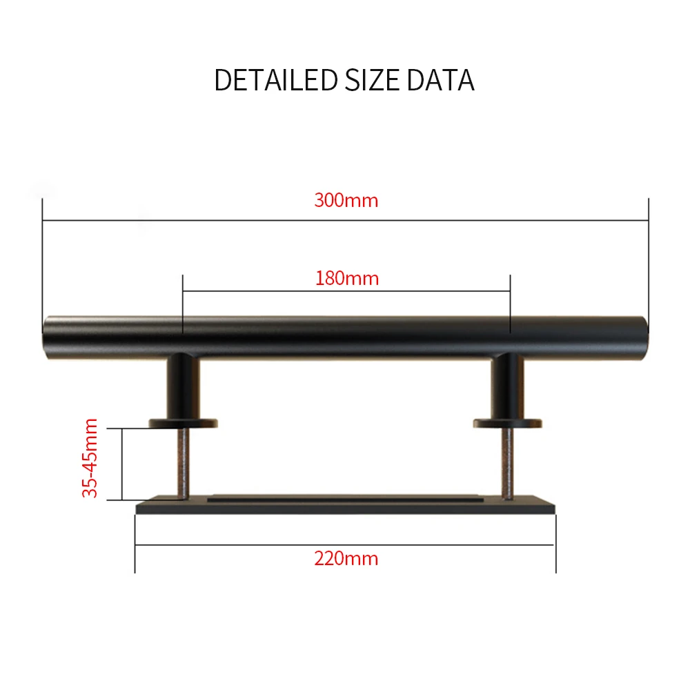 Hot 12" Recessed Pull Round Bar Sliding Handle Sliding Flush Door Handle Hardware Set for Slide Door Barn Door