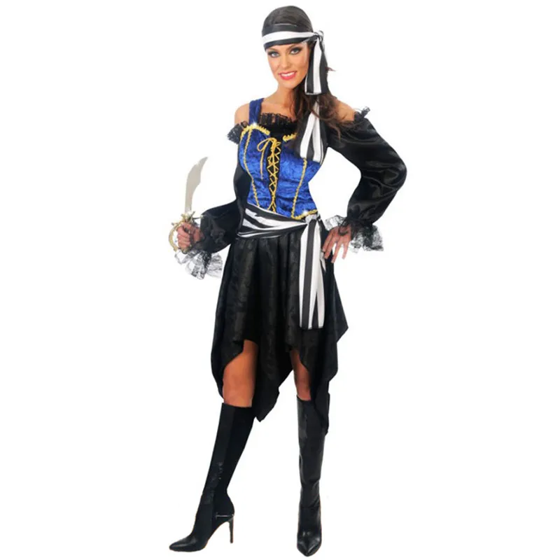 Blue Pirate Dress Costumes For Women Carnival Party Dress Halloween Carnival Costume Female Novelty Clothing
Blue Pirate Dress Costumes For Women Carnival Party Dress Halloween Carnival Costume Female Novelty Clothing