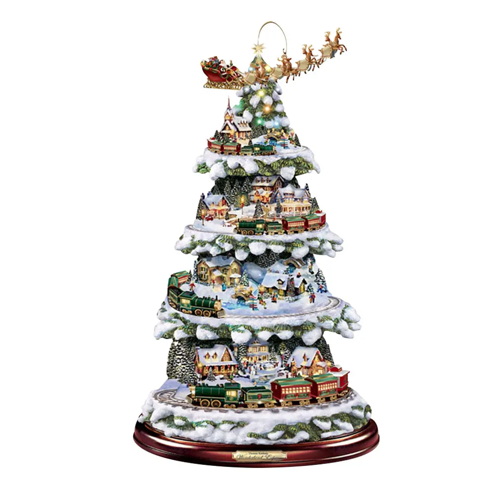 Christmas Tree Rotating Sculpture Train Decorations Paste Window Paste Stickers Kerst Decoratie Doll Hang Decorations For Home
Christmas Tree Rotating Sculpture Train Decorations Paste Window Paste Stickers Kerst Decoratie Doll Hang Decorations For Home
