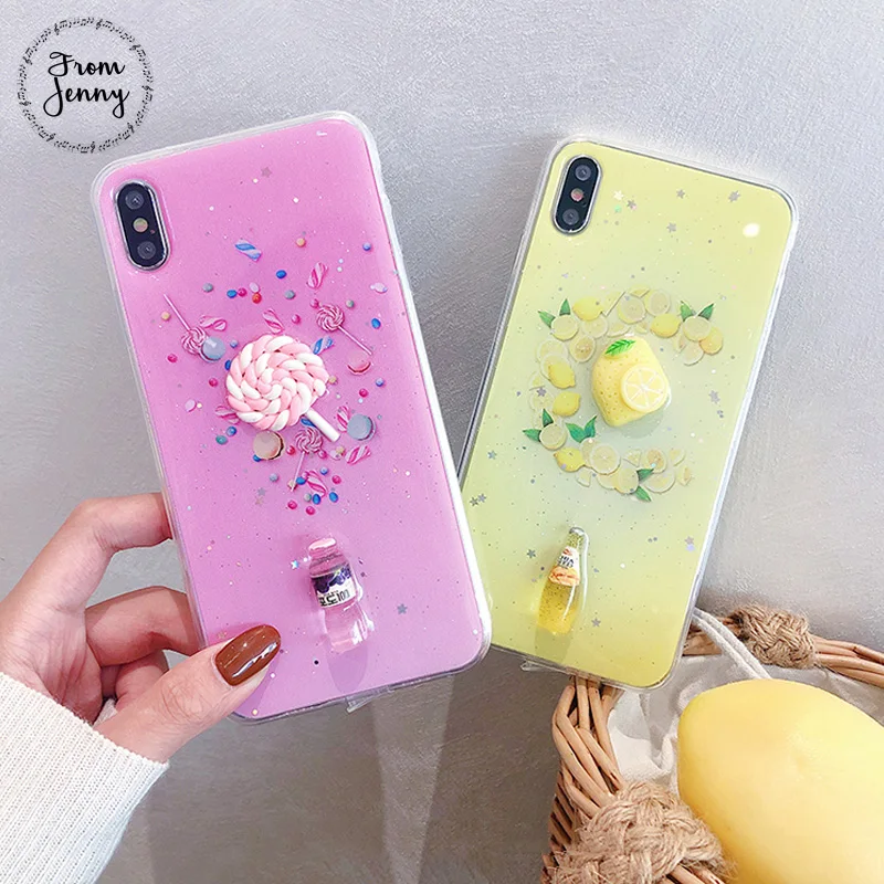 From Jenny Stereo lemon for iPhone x xr xs max 6 6s 7 8 Plus Epoxy fruit phone hard protection soft shell
From Jenny Stereo lemon for iPhone x xr xs max 6 6s 7 8 Plus Epoxy fruit phone hard protection soft shell