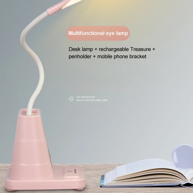 USB Rechargeable LED Desk Lamp Touch Dimming Adjustment Table Lamp for Children Kids Reading Study Bedside Bedroom Living Room
USB Rechargeable LED Desk Lamp Touch Dimming Adjustment Table Lamp for Children Kids Reading Study Bedside Bedroom Living Room