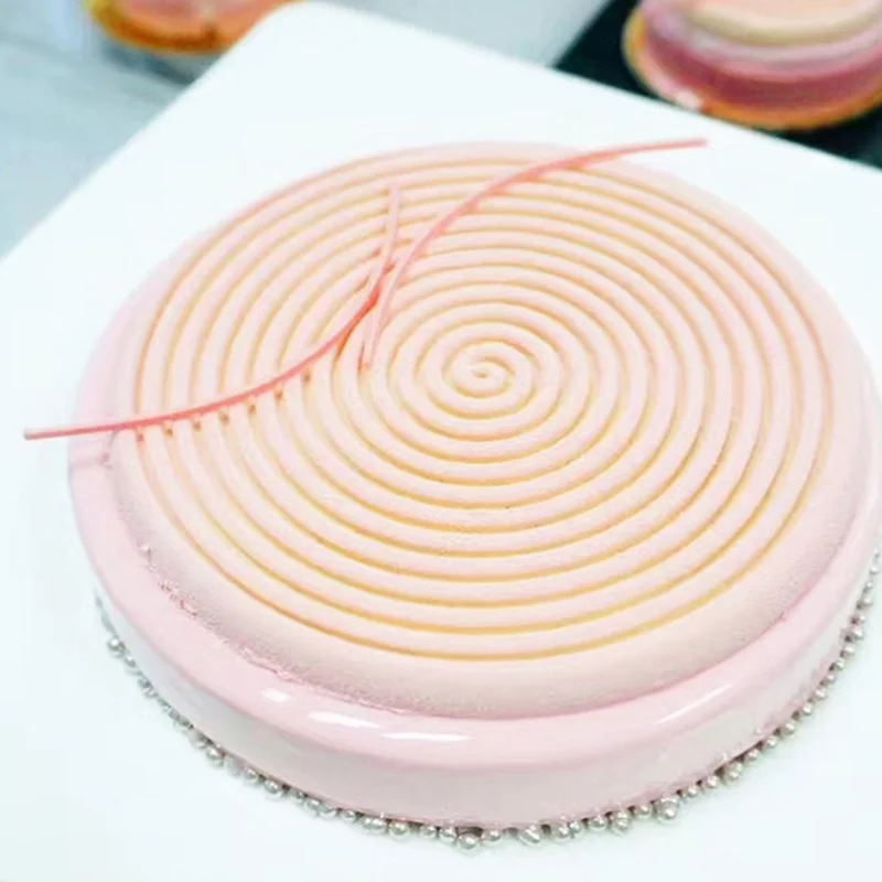 Фото Форма для круглая силиконовая форма пирога с 2 большими отверстиями выпечки