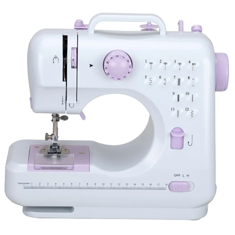Mini 12 Stitches Sewing Machine Household Multifunctional Double Thread And Speed Free-Arm Crafting Mending Machine Us Plug
Mini 12 Stitches Sewing Machine Household Multifunctional Double Thread And Speed Free-Arm Crafting Mending Machine Us Plug