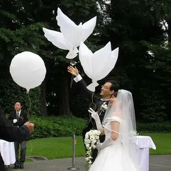 10Pcs Flying White Dove Balloons Wedding Party Decoration Dove Balloons Peace Bird Ball Pigeons Foil Balloons
10Pcs Flying White Dove Balloons Wedding Party Decoration Dove Balloons Peace Bird Ball Pigeons Foil Balloons