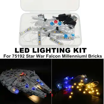 LED Light Lighting Kit for 75192 for Star War for Falcon Millenniuml Building Block Toy Bricks (Model Not Included)
LED Light Lighting Kit for 75192 for Star War for Falcon Millenniuml Building Block Toy Bricks (Model Not Included)
