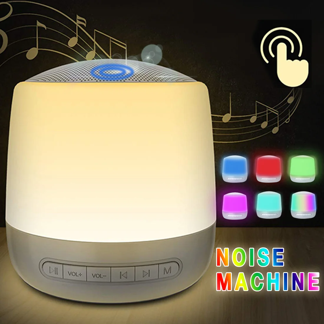 2 in 1 White Noise Machine Sleep Sound Machine with Night Light USB Rechargeable Timed Shutdown Sleeping Relaxation Baby Adults
2 in 1 White Noise Machine Sleep Sound Machine with Night Light USB Rechargeable Timed Shutdown Sleeping Relaxation Baby Adults