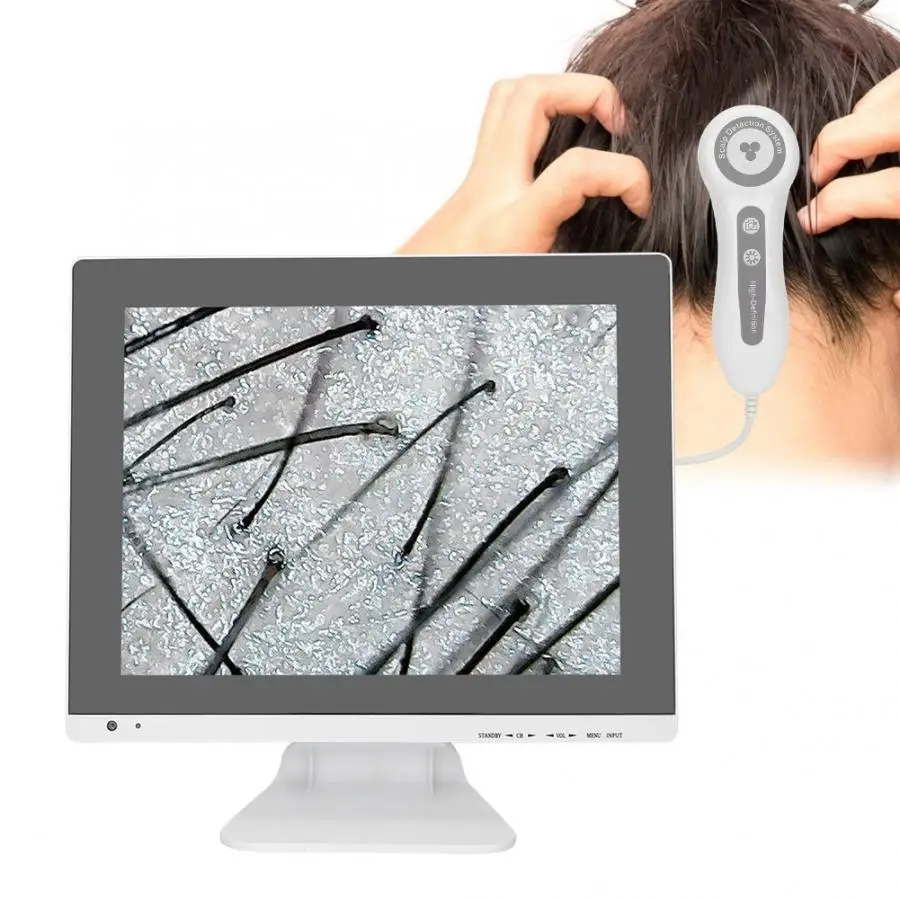 LCD Intelligent Hair Analyzer Skin Detector Blackhead Hair Follicle Scalp Detector Hair Salon Hairdressing Accessories AU Plug 1
LCD Intelligent Hair Analyzer Skin Detector Blackhead Hair Follicle Scalp Detector Hair Salon Hairdressing Accessories AU Plug 1