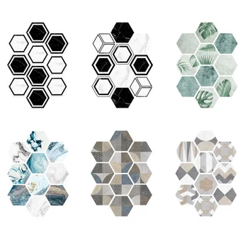 10pcs Hexagon Floor Tiles Wall Stickers Self-adhesive Waterproof Art Mural Decal DIY Kitchen Bathroom Home Floor Tiles Sticker
10pcs Hexagon Floor Tiles Wall Stickers Self-adhesive Waterproof Art Mural Decal DIY Kitchen Bathroom Home Floor Tiles Sticker