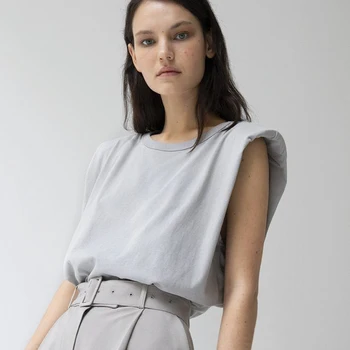 ADYCE 2020 New Summer Women Fashion White Tops Sexy Sleeveless O Neck Black Gray Casual Tops Celebrity Club Party Runway Tops 
ADYCE 2020 New Summer Women Fashion White Tops Sexy Sleeveless O Neck Black Gray Casual Tops Celebrity Club Party Runway Tops