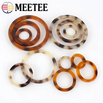 Meetee 5pcs Resin Scarf Buckle O Ring 20/30/40/50/60mm for Clothing Decoration Bag Strap Round Button Luggage Handmade Accessory
Meetee 5pcs Resin Scarf Buckle O Ring 20/30/40/50/60mm for Clothing Decoration Bag Strap Round Button Luggage Handmade Accessory