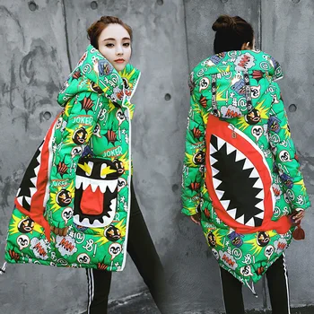 Parkas mujer New winter jacket women Printed Loose Thicken Warm Coat Hooded Cloak Padded Snow Down Parka Big pocket Y20
Parkas mujer New winter jacket women Printed Loose Thicken Warm Coat Hooded Cloak Padded Snow Down Parka Big pocket Y20