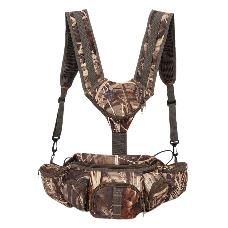 Hunting Camo Fanny Pack with Harness Waist Pack Pouch with Shoulder Straps for Climbing Hiking Camping Running Travelling
Hunting Camo Fanny Pack with Harness Waist Pack Pouch with Shoulder Straps for Climbing Hiking Camping Running Travelling