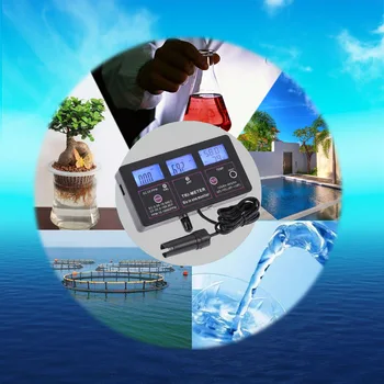 6 in 1 Multi-parameter Water Testing Meter Digital LCD Multi-function Water Quality Monitor pH / RH / EC Water Quality Tester
6 in 1 Multi-parameter Water Testing Meter Digital LCD Multi-function Water Quality Monitor pH / RH / EC Water Quality Tester
